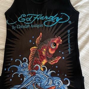 ed hardy tank top!!